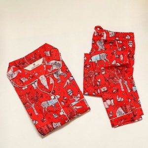BRAND NEW Indian Block Print Cotton Short Sleeve Pajama Set Christmas Gift